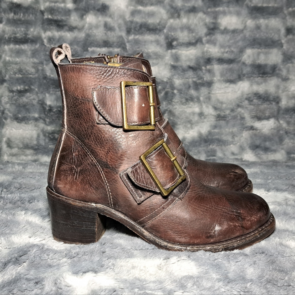 Frye Sabrina Double Buckle